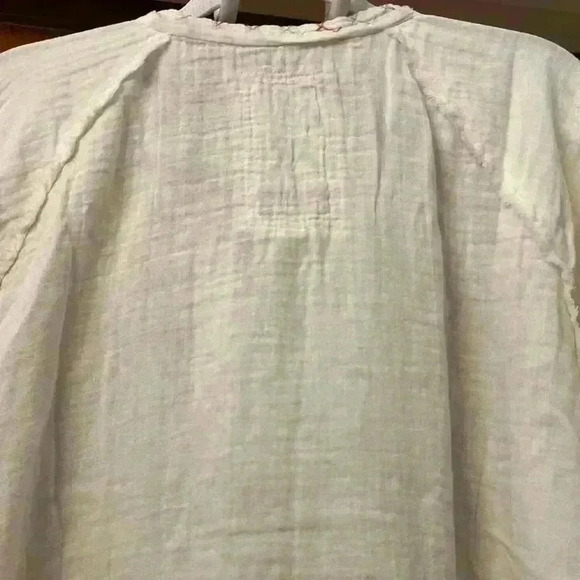 Johnny Was For Sundance Joanne Gauze Embroidered Blouse -Boho. Size Small - Picture 8 of 9